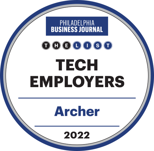 Archer was ranked #17 in Philadelphia Business Journal’s Tech Employers list.