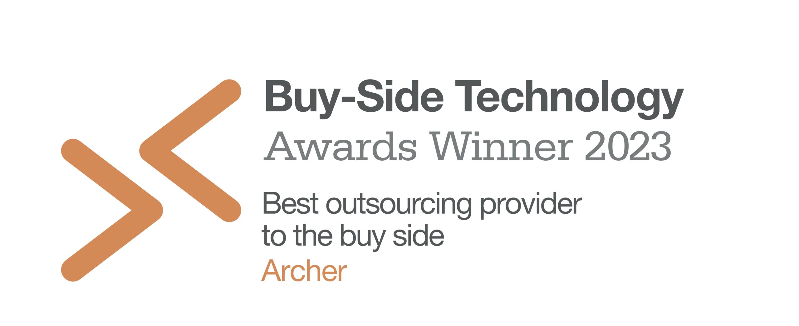 Archer® was named Best Outsourcing/BPO Provider to the Buy-Side in the 2023 WatersTechnology Buy-Side Technology Awards.